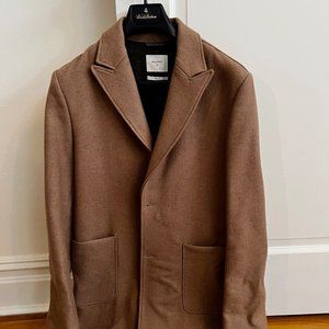 Billy Reid Camel Hair gregory brown coat overcoat